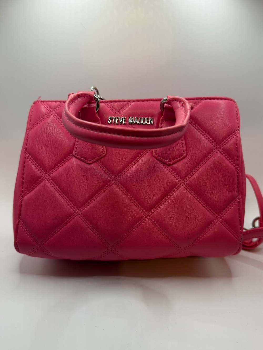Steve Madden Hot Pink Quilted Small handbag